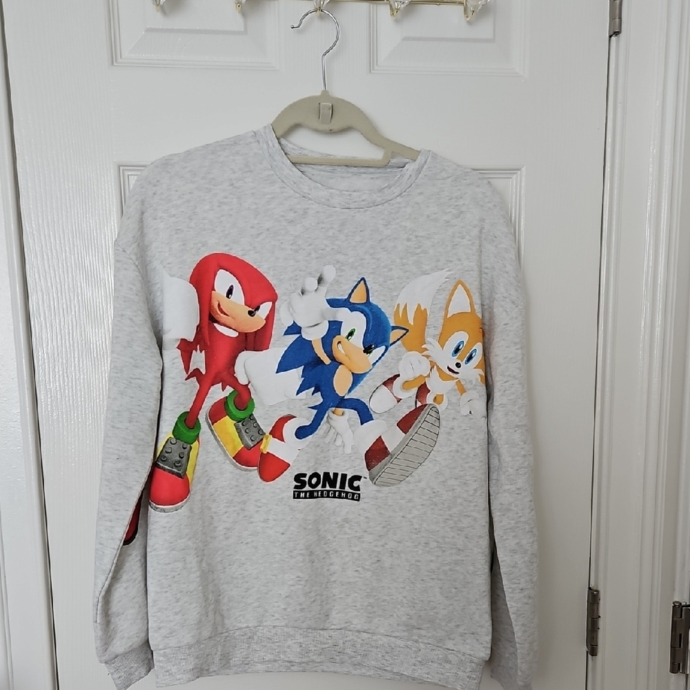 Sonic the Hedgehog Gray Kids Sweatshirt